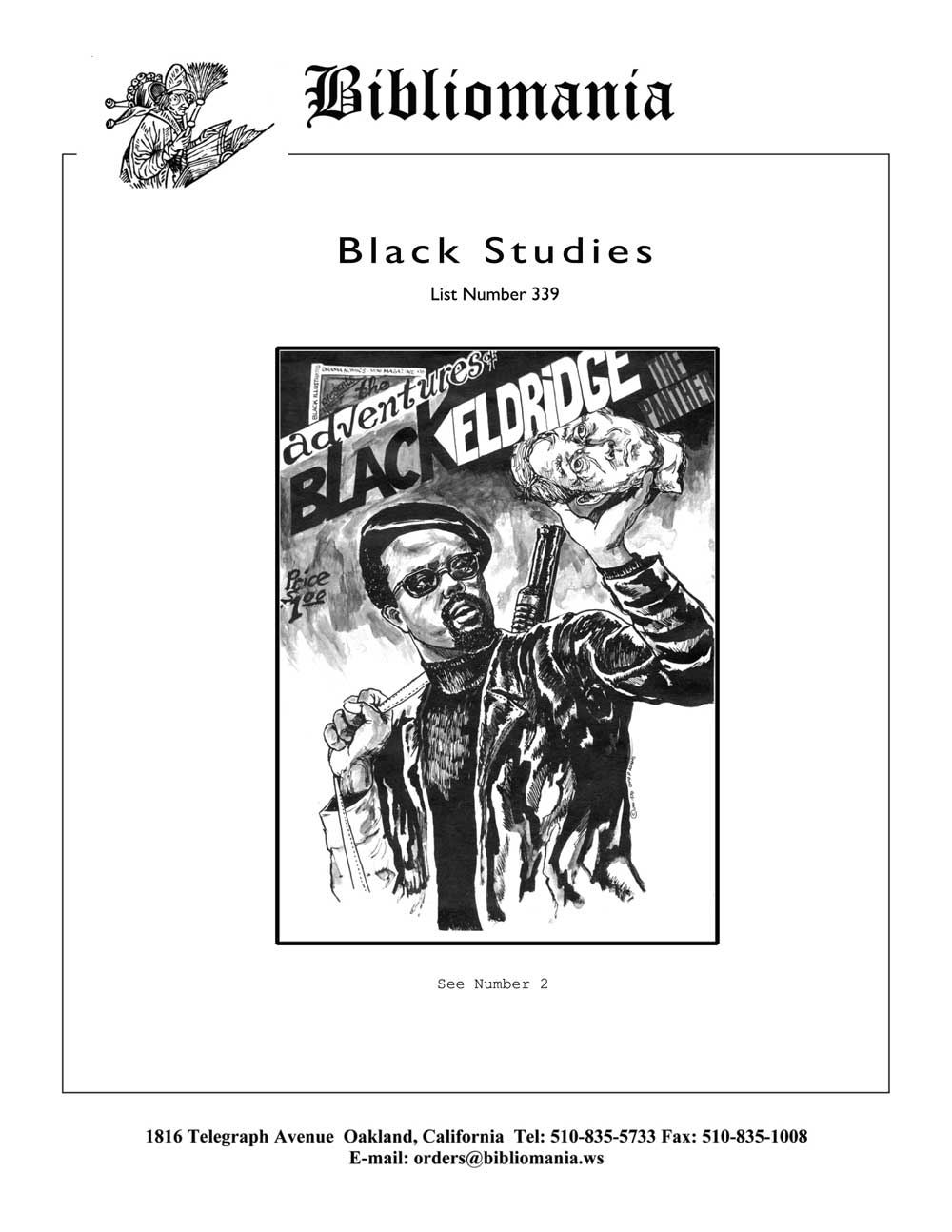 List Number 339 Black Studies