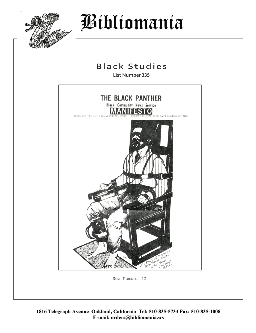 List Number 335 Black Studies