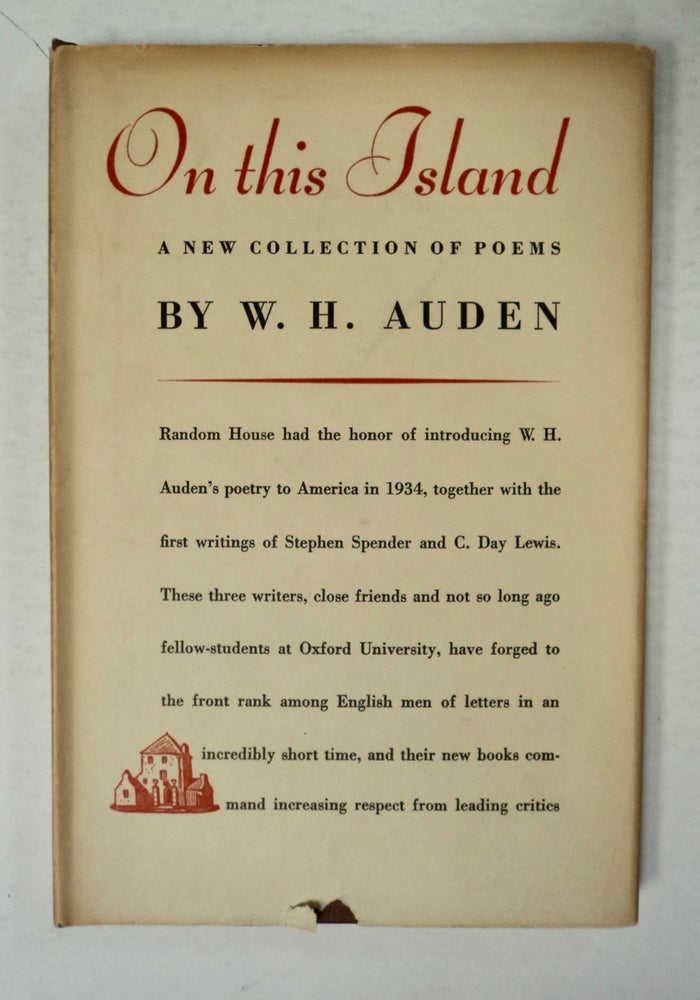 [100186] On This Island. W. H. AUDEN.