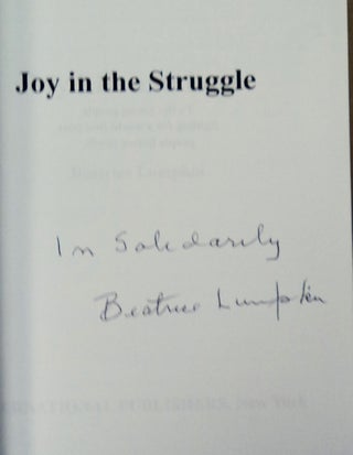 Joy in the Struggle: My Life and Love