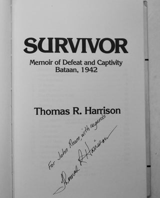 Survivor: Memoir of Defeat and Capativity, Bataan, 1942