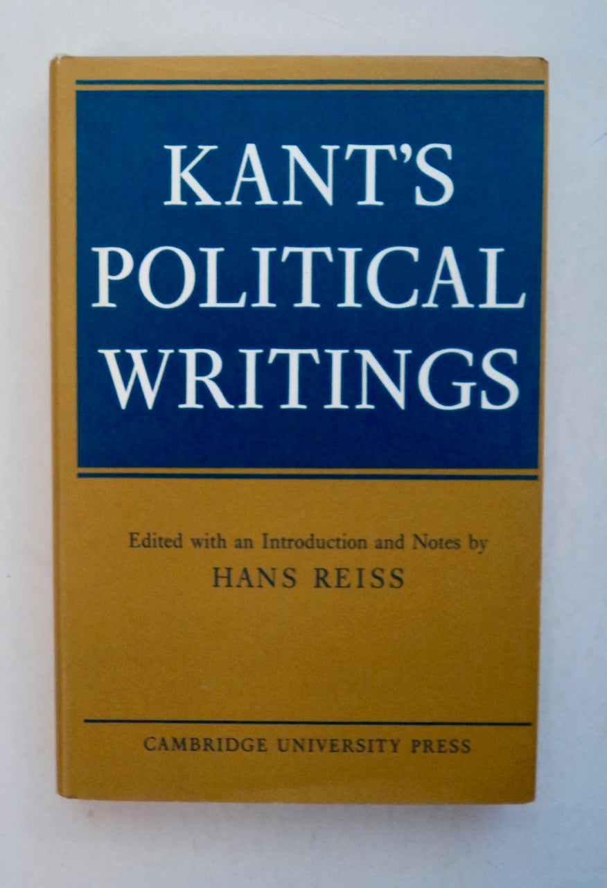 Kant's Political Writings | Immanuel KANT | 1st Edition