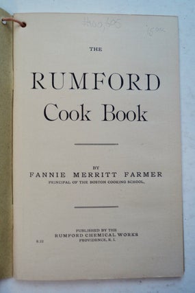 The Rumford Cook Book