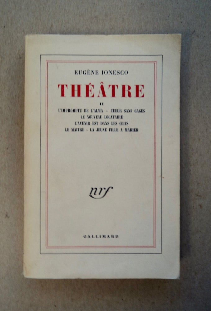 [100687] Théâtre II. Eugène IONESCU.