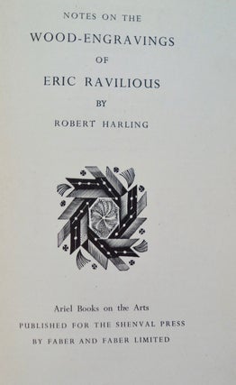 Notes on the Wood-Engravings of Eric Ravilious