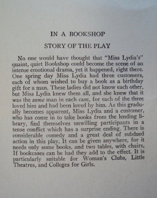 In a Bookshop: A One-Act Comedy for Women