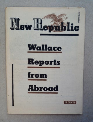 101181] "Report from Britain." In "New Republic" Henry WALLACE