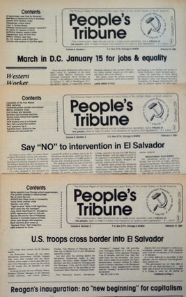 101267] PEOPLE'S TRIBUNE: THE POLITICAL PAPER OF THE COMMUNIST LABOR PARTY OF THE UNITED STATES...
