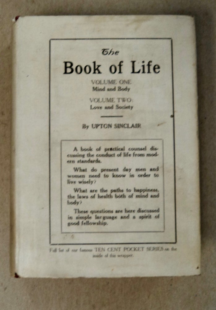[101764] The Book of Life: Mind and Body & Love and Society. Upton SINCLAIR.
