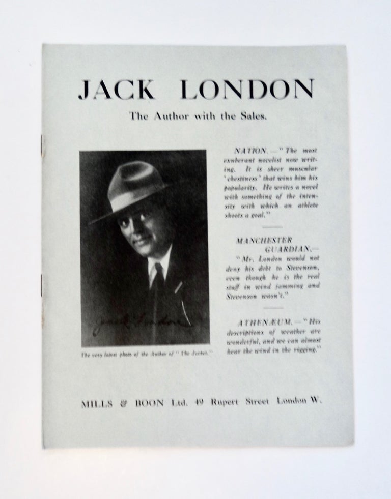 [102453] Jack London: The Author with the Sales. Jack LONDON.