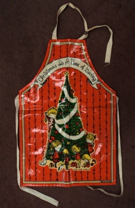 13767] Christmas is A Time of Giving Child's Bib Apron. Joan Walsh ANGLUND