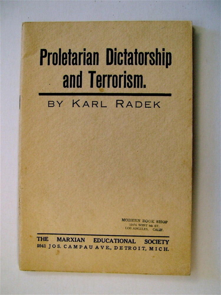 [17219] Proletarian Dictatorship and Terrorism. Karl RADEK.