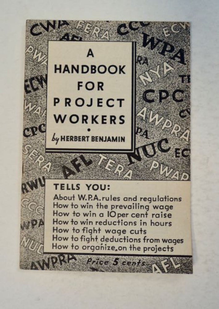 [20987] A Handbook for Project Workers. Herbert BENJAMIN.