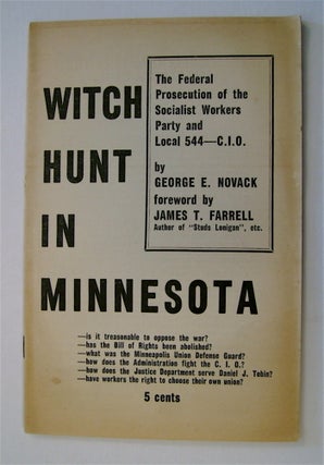 31780] Witch Hunt in Minnesota: The Federal Prosecution of the Socialist Workers Party and Local...