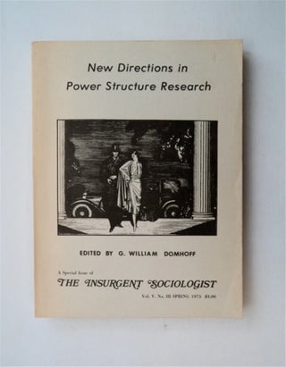 44342] New Directions in Power Structure Research. G. William DOMHOFF, ed