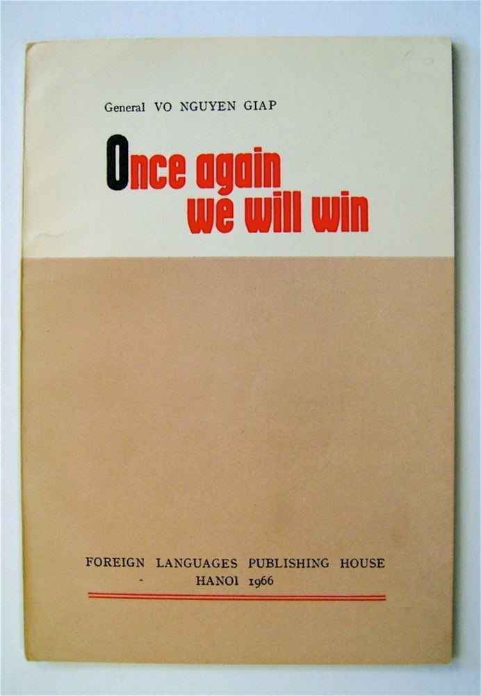 [49126] Once Again We Will Win. VO NGUYEN GIAP.