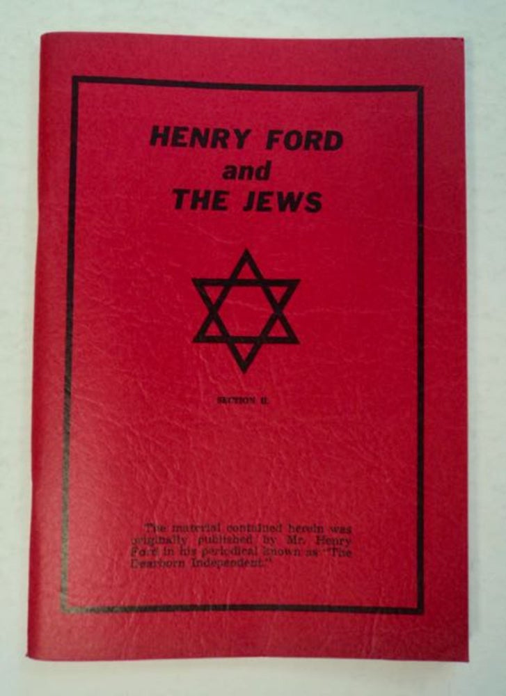 [50012] Henry Ford and the Jews. William J. CAMERON.