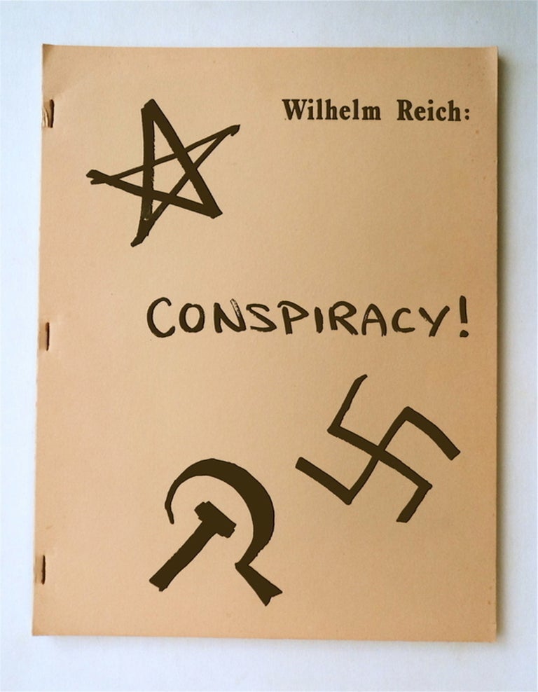 [58537] Conspiracy: The Legal Writings of Wilhelm Reich, M.D. Wilhelm REICH.