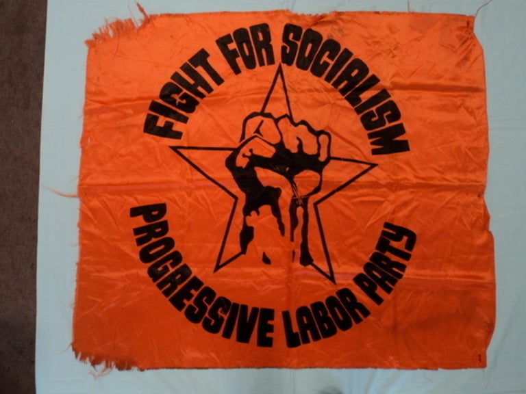 [61203] Progressive Labor Party Flag. PROGRESSIVE LABOR PARTY.