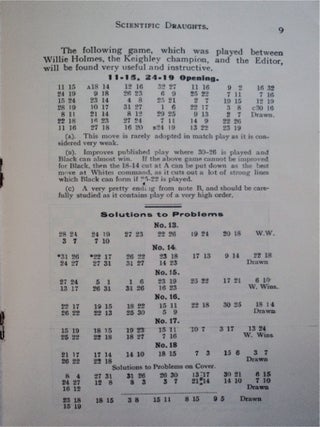 How to Play Scientific Draughts
