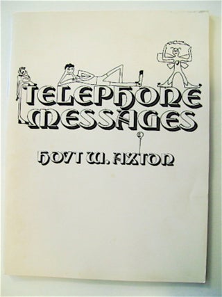 70514] Telephone Messages. Hoyt W. AXTON