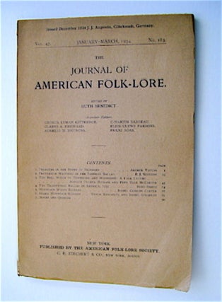 70551] "Ozark Mountain Riddles." In "The Journal of American Folk-Lore" Vance RANDOLPH, Isabel...