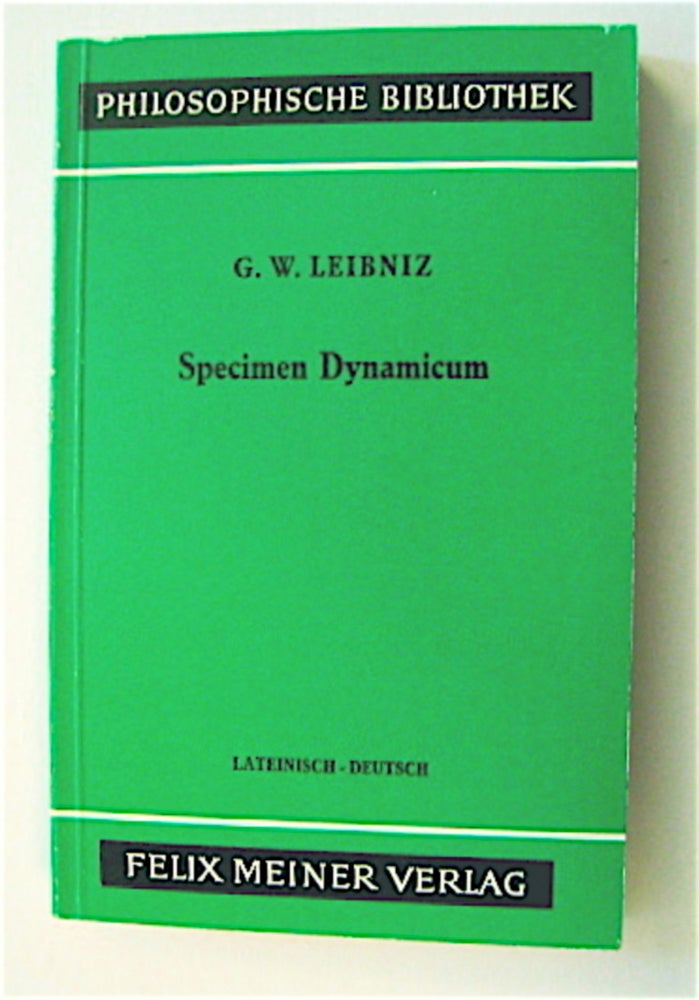 [70712] Specimen Dynamicum. G. W. LEIBNIZ.
