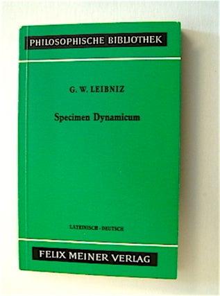 70713] Specimen Dynamicum. G. W. LEIBNIZ