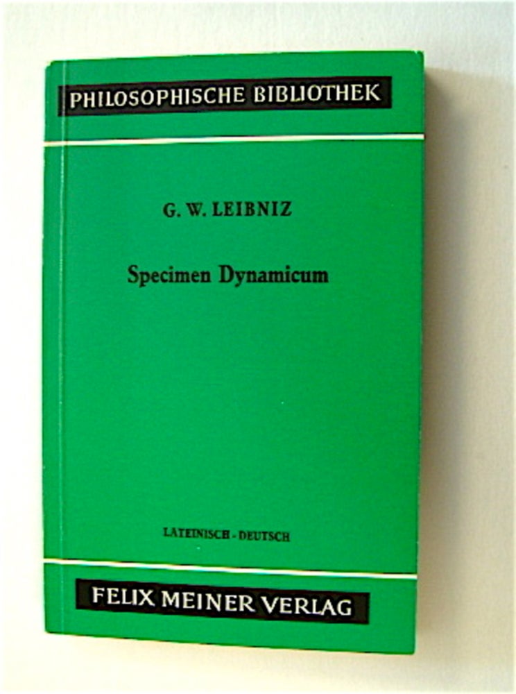 [70713] Specimen Dynamicum. G. W. LEIBNIZ.