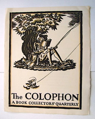 71068] THE COLOPHON: A BOOK COLLECTORS' QUARTERLY