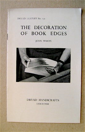 71106] The Decoration of Book Edges. John MASON