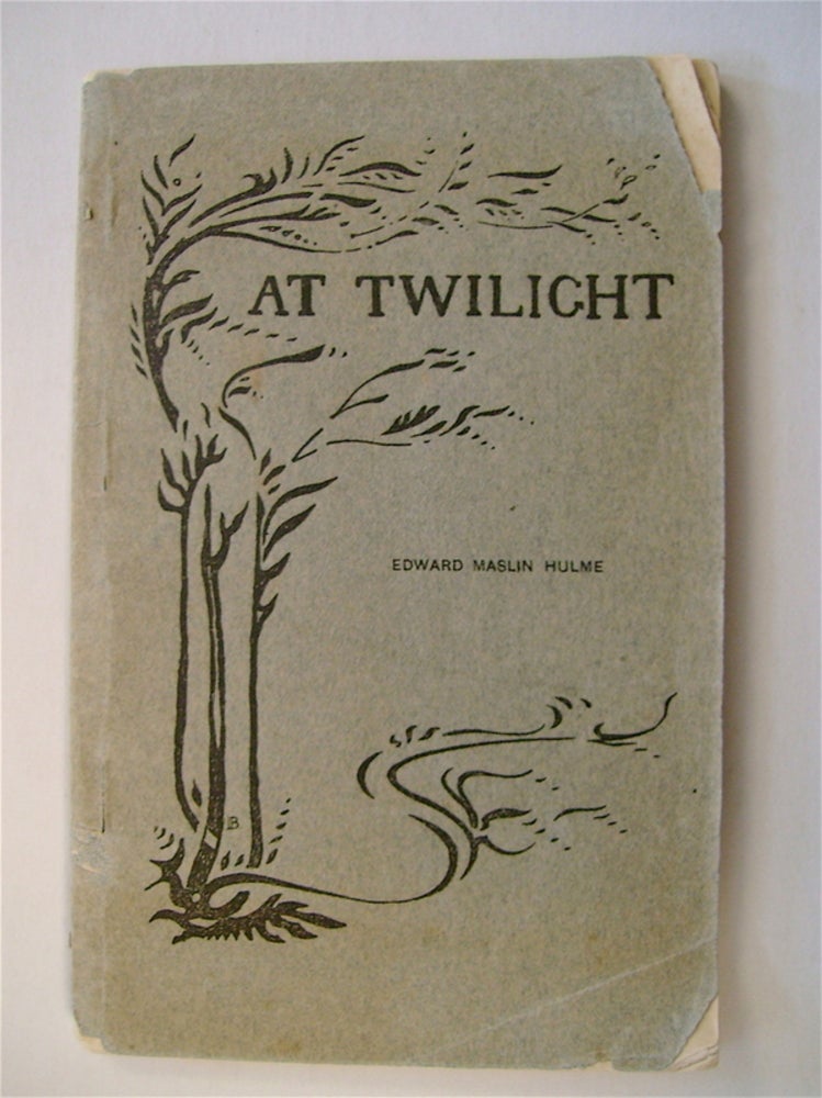 [71944] At Twilight. Edward Maslin HULME.