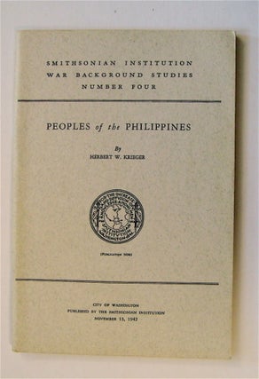 72447] Peoples of the Philippines. Herbert W. KRIEGER