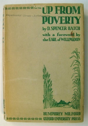 73195] Up from Poverty in Rural India. D. Spencer HATCH
