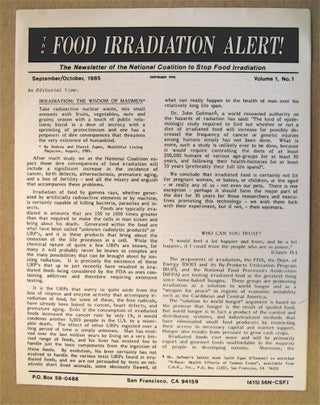 73255] THE FOOD IRRADIATION ALERT!: THE NEWSLETTER OF THE NATIONAL COALITION TO STOP FOOD...