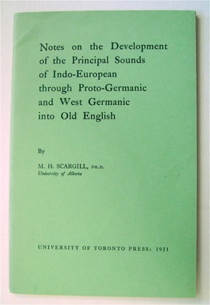 73356] Notes on the Development of the Principal Sounds of Indo-European through Proto-Germanic...