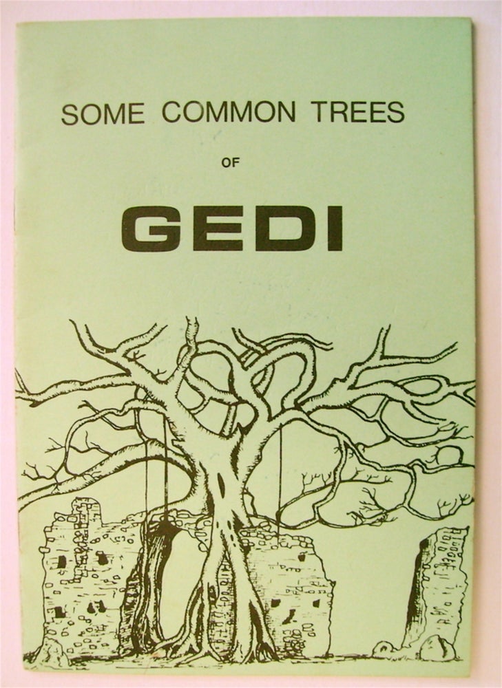 [73836] Some Common Trees of Gedi. R. B. FADEN.