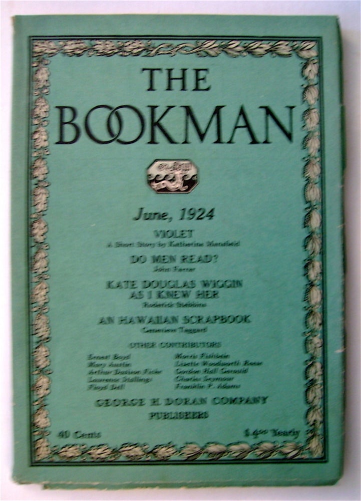 [74417] "A Haole Scrapbook." In "The Bookman" Genevieve TAGGARD.