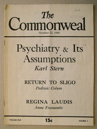74535] "Religion and Psychiatry." In "The Commonweal" Karl STERN