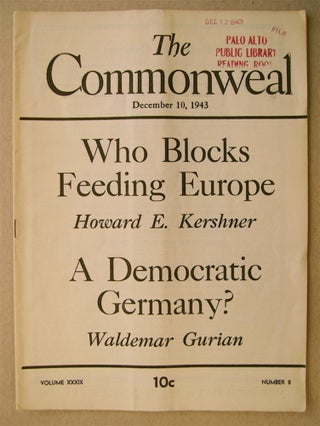 74547] "A Democratic Germany?" In "The Commonweal" Waldemar GURIAN