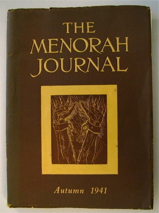 74639] "A Note on Mané-Katz, Painter." In "The Menorah Journal" Lion FEUCHTWANGER