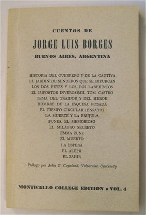 75489] "Cuentos de Jorge Luis Borges, Buenos Aires, Argentina" Jorge Luis BORGES