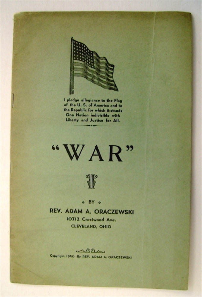 [75515] "War" Rev. Adam ORACZEWSKI, nthony.