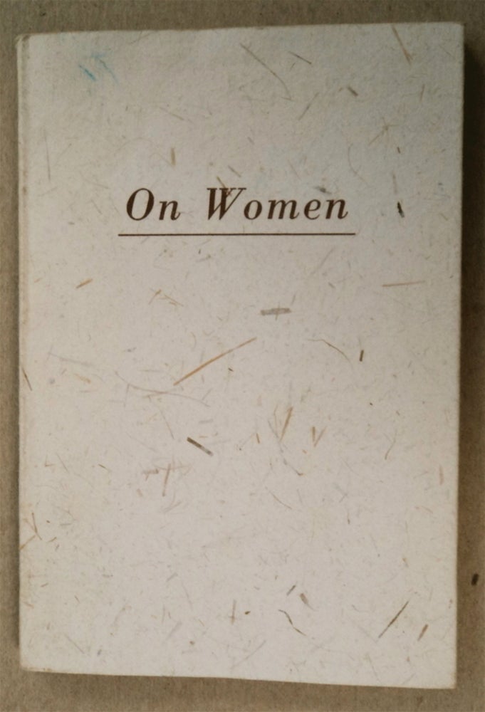 [75924] On Women. Sri AUROBINDO, compiled from the writings of The Mother.