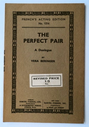 76450] The Perfect Pair: A Duologue. Vera BERINGER