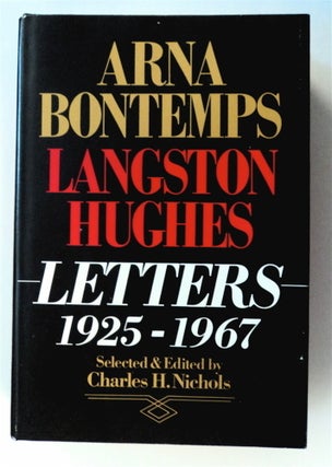76768] Letters 1925-1967. Arna BONTEMPS, Langston Hughes