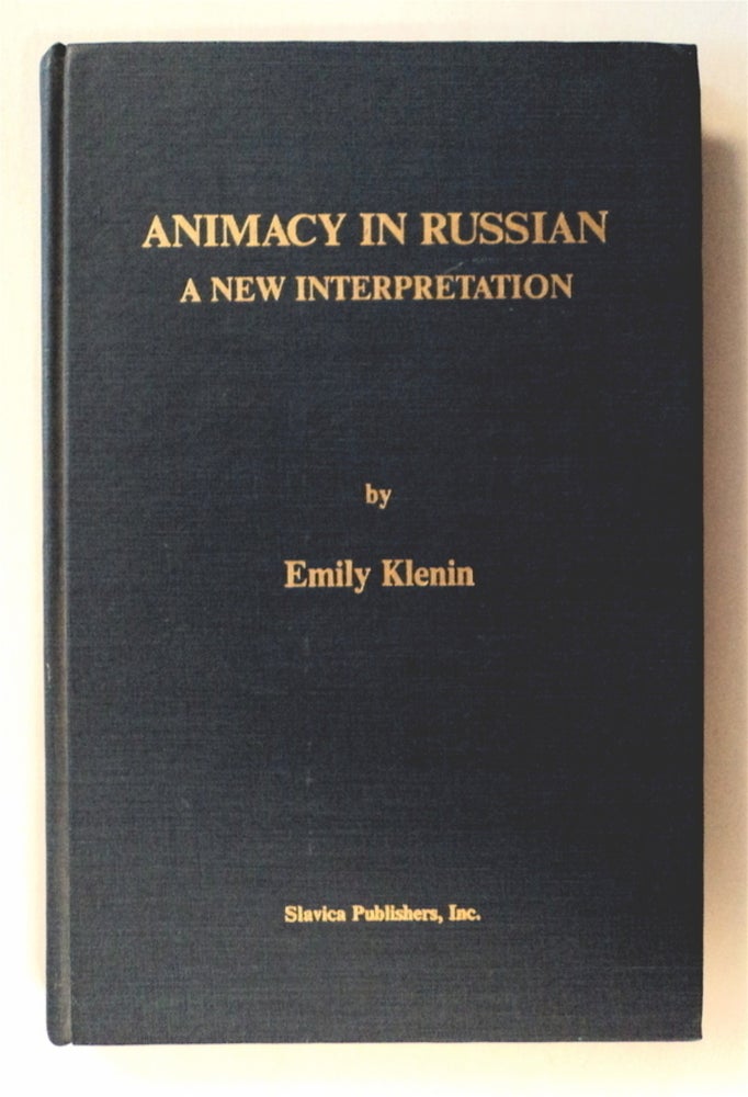 [76778] Animacy in Russian: A New Interpretation. Emily KLENIN.
