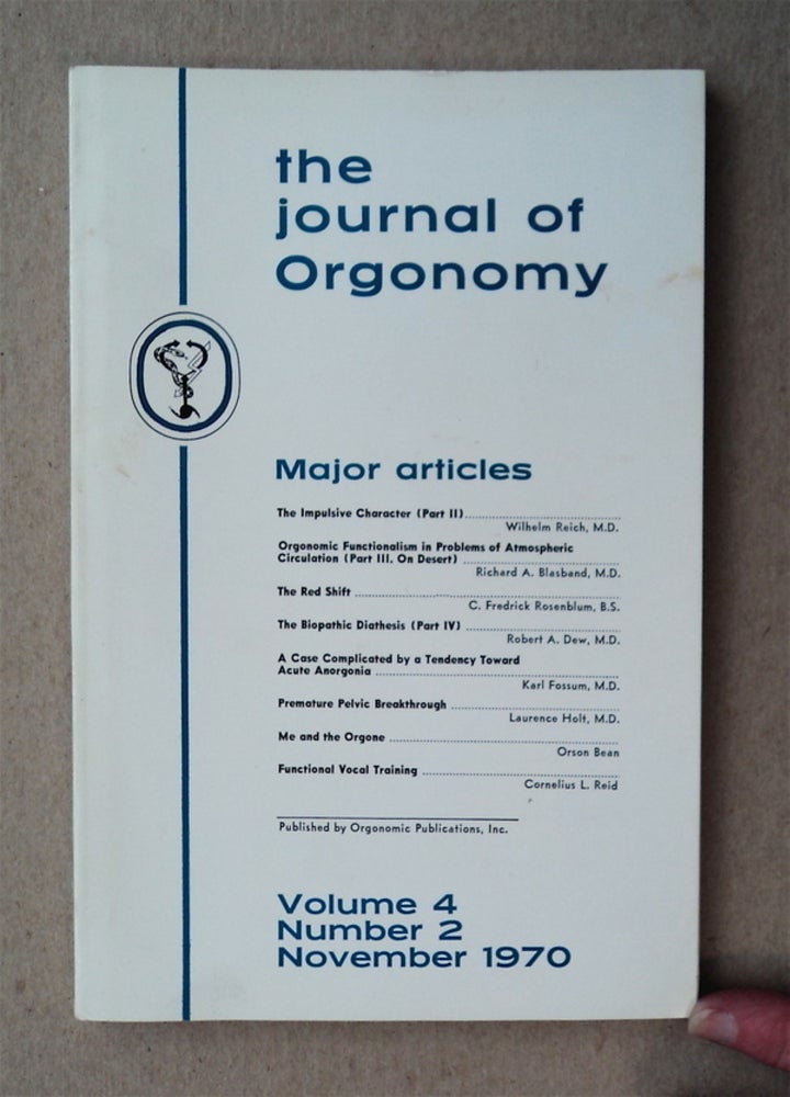 [77241] THE JOURNAL OF ORGONOMY