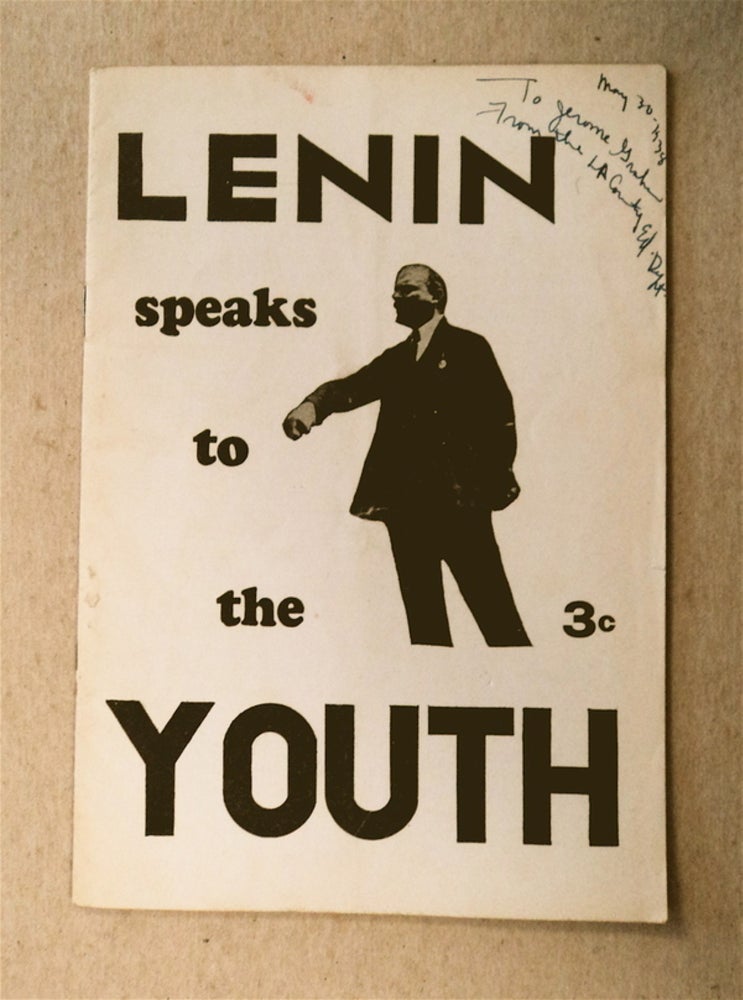 [77598] Lenin Speaks to the Youth. V. I. LENIN.