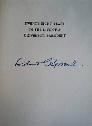78340] Twenty-eight Years in the Life of a University President. George A. PETTITT